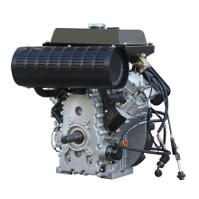 22kw smallest size air-cooled diesel engine with keyway shaft output